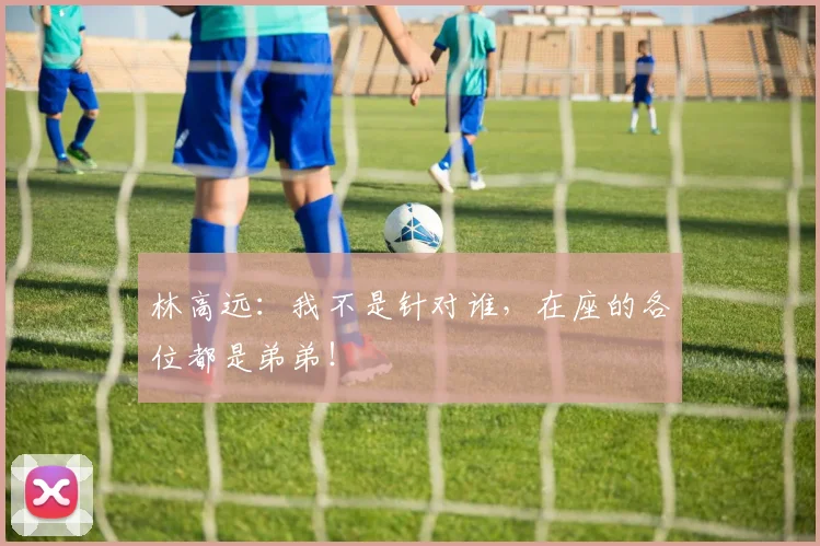 林高远:我不是针对谁,在座的各位都是弟弟!
